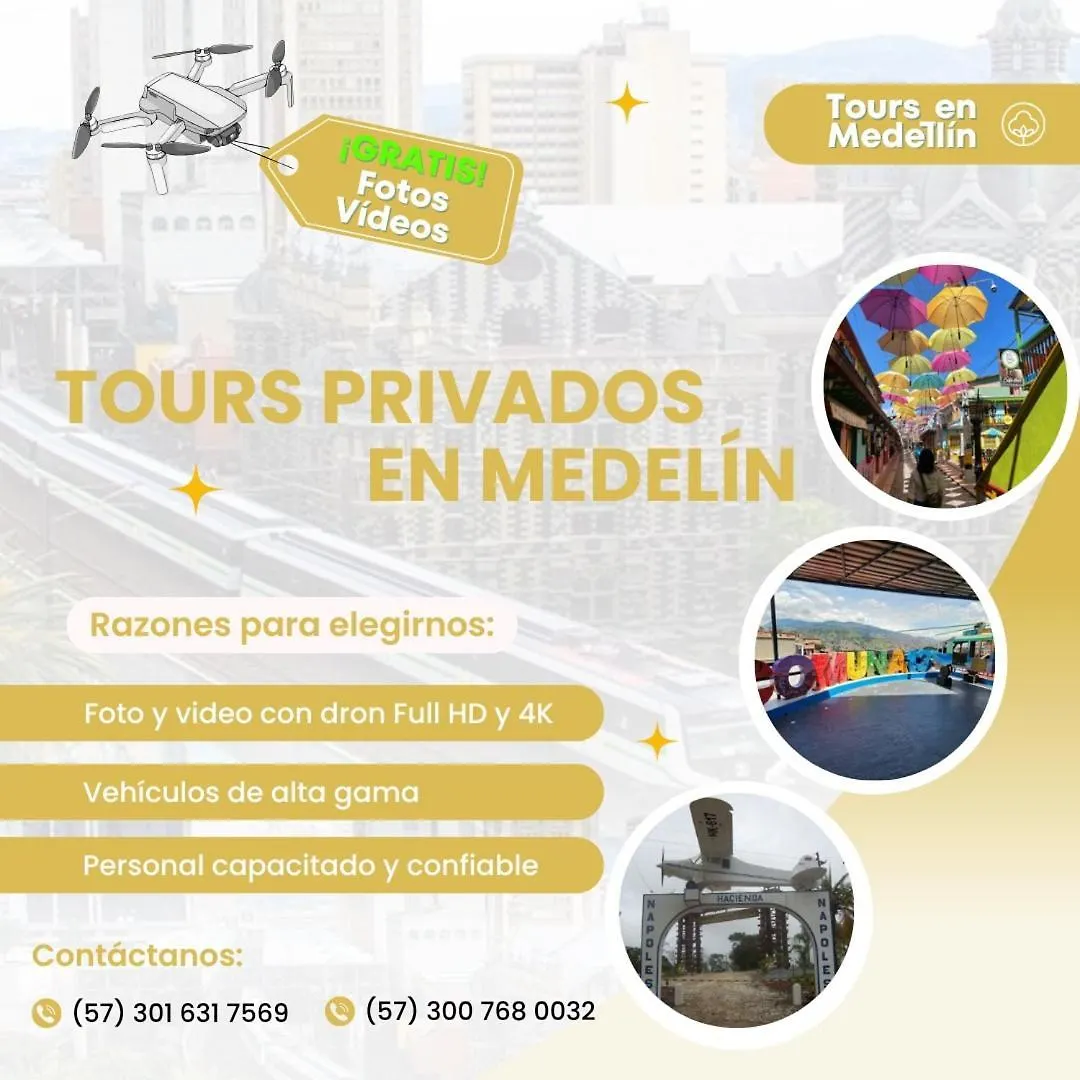 Zona Rosa De Medellin, Ubicacion Central Cerca De Centros Comerciales Y Tranvia Del Metro Kolumbie
